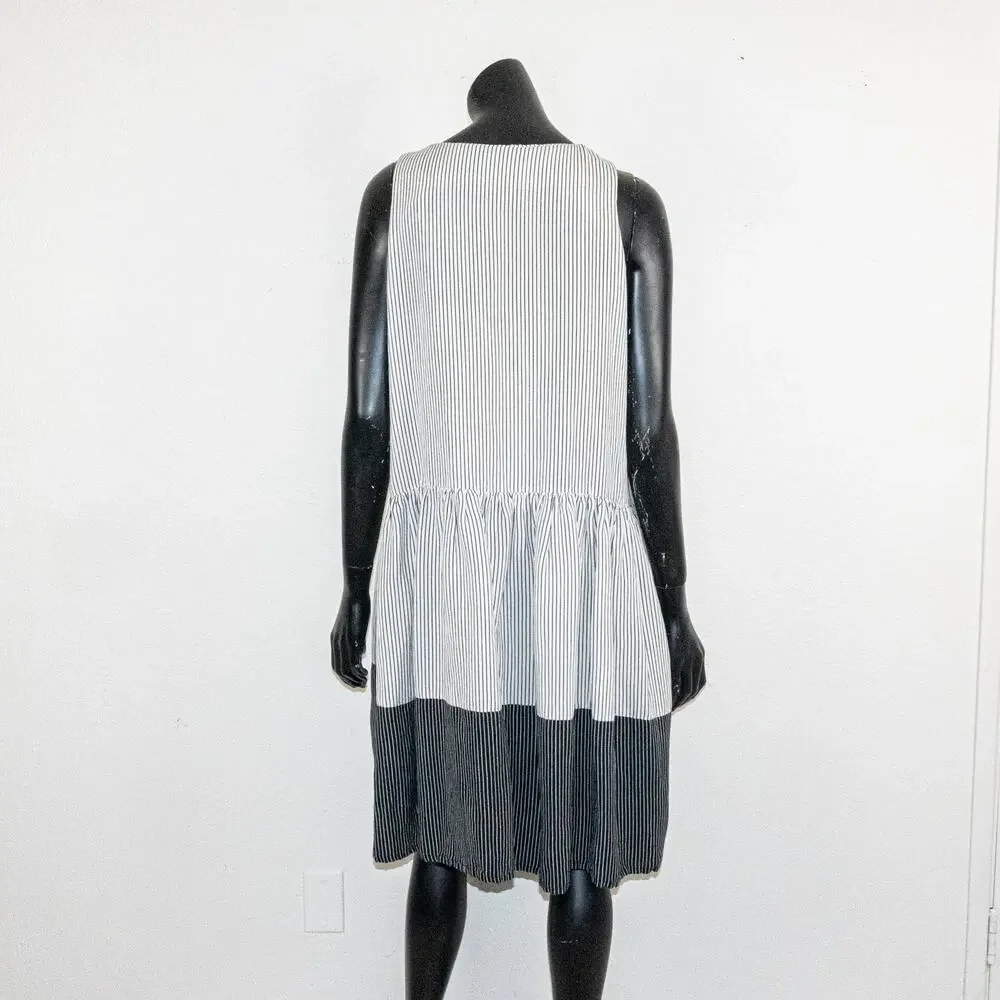 HENRIK VIBSKIV Women's Going on Stripe Dress Linen Viscoze SS16 - Picture 5 of 11